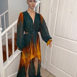 Fashion Nova High Lo  Dress - Boardwalk Breeze Maxi Dress